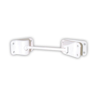 JR Products 6" T-Style Door Holder w/Ball-Type End, Polar White