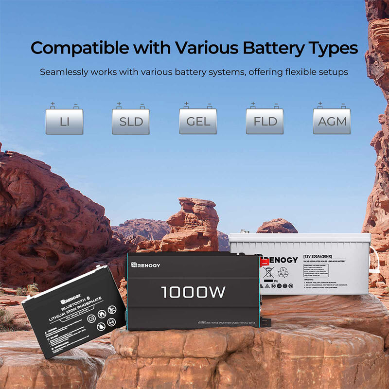Renogy 1000W 12V Pure Sine Wave Inverter image number 5