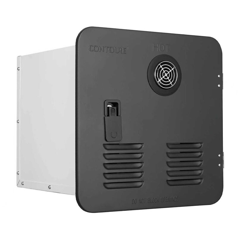 CONTOURE 65,000 BTU Tankless Water Heater with Black Door and Dual Outlet image number 2