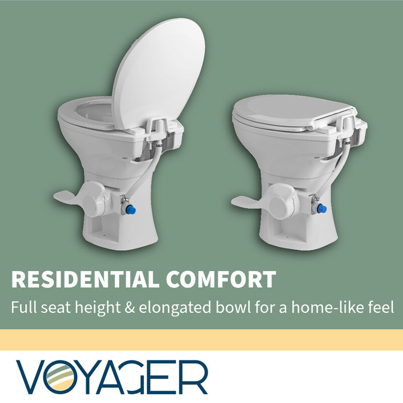 Invision Voyager Residential-Height Toilet with Plastic Bowl image number 4