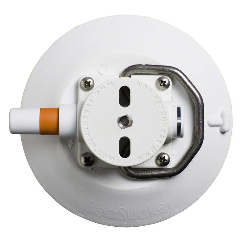 SeaSucker 4.5" Vacuum Mount with Stainless Steel Flat-Top D-Ring image number 2