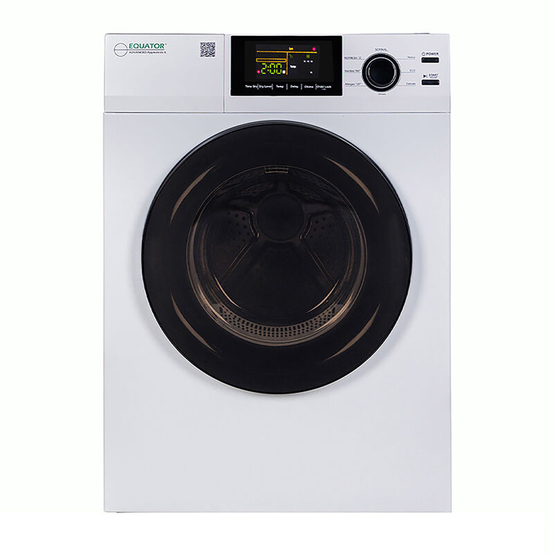 Equator ED 880 4 cu. ft. 220V Electric Stackable Vented Sensor Dryer, White image number 1