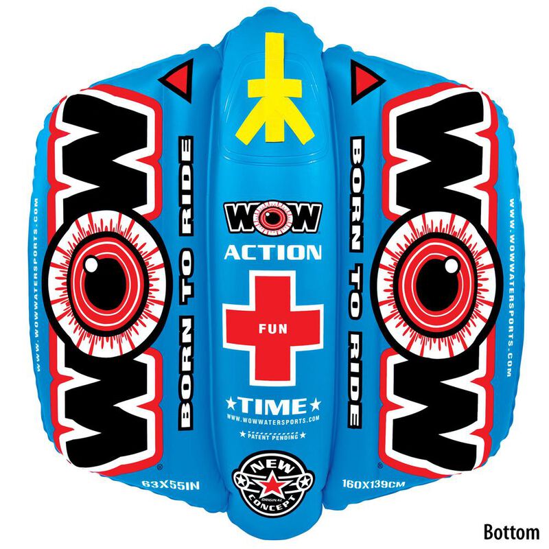 WOW Zig Zag Steerable Towable Tube image number 3