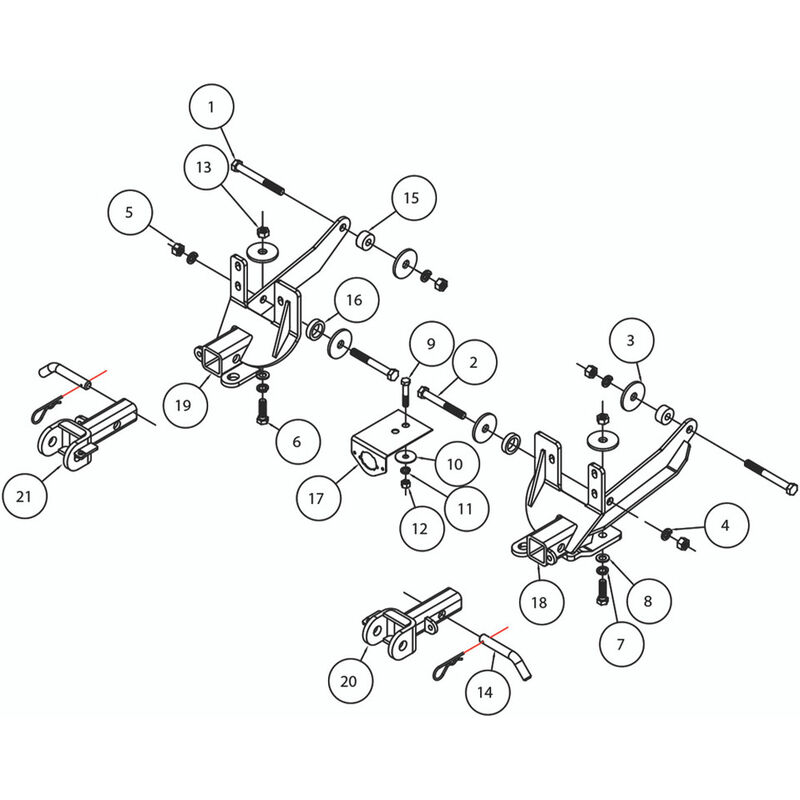 Roadmaster Direct-Connect Baseplate Kit&mdash;2004-2015 Toyota Tacama Pick-Up (1175-3) image number 1