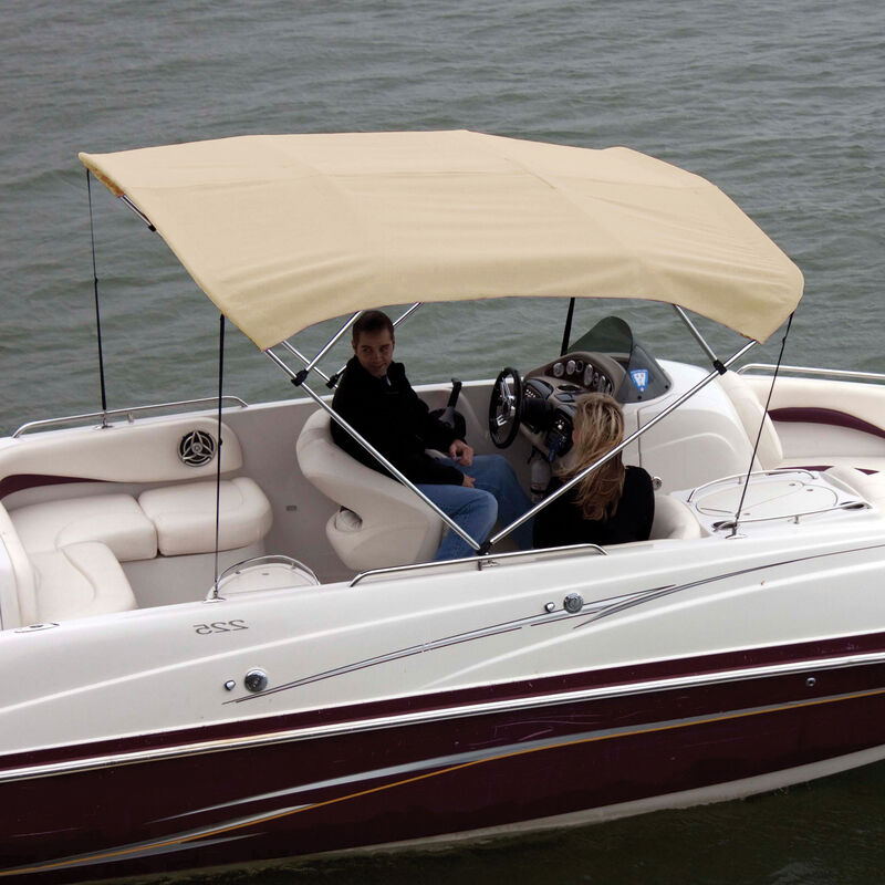 Shademate Bimini Top Sunbrella Fabric and Boot Only, 4-Bow 8'L, 54"H, 91"-96"W image number 8