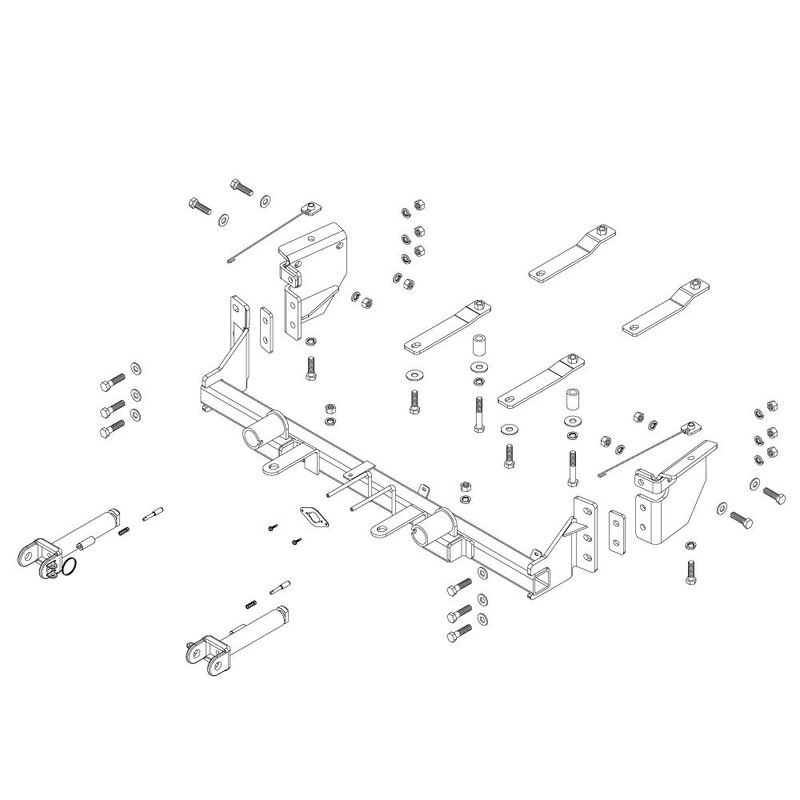 Roadmaster 523209-5 Direct-Connect Baseplate Kit, 2019-2025 Chevrolet Blazer image number 4