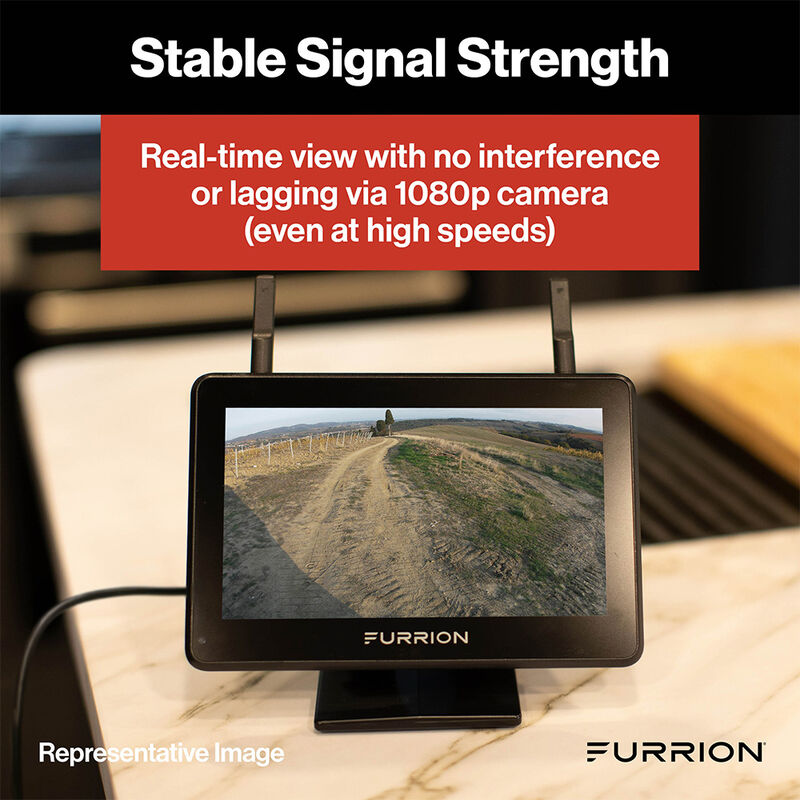 Furrion Vision S+ RV Backup Camera and Observation System, 7" Monitor, Side Cameras, Sharkfin Camera, Rear Camera, LED Marker Lights image number 9