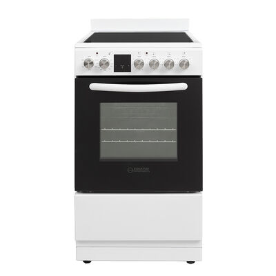 Equator 20" Electric Cooking Range with Convection Oven and Air Fryer, White