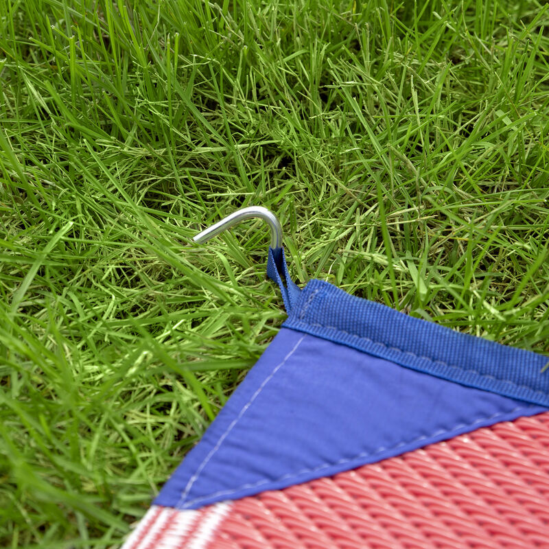 Zinc-Plate Steel Patio Mat Stakes, 6-Pack  image number 3