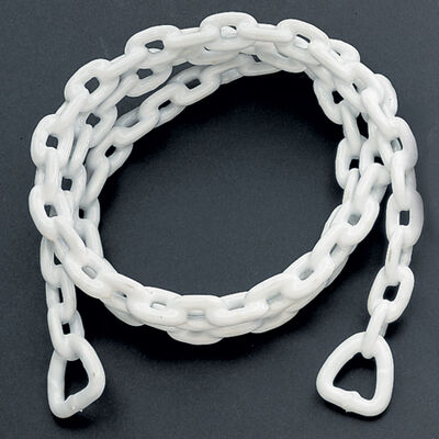 Vinyl-Coated Anchor Chain, 5/16" x 6', White