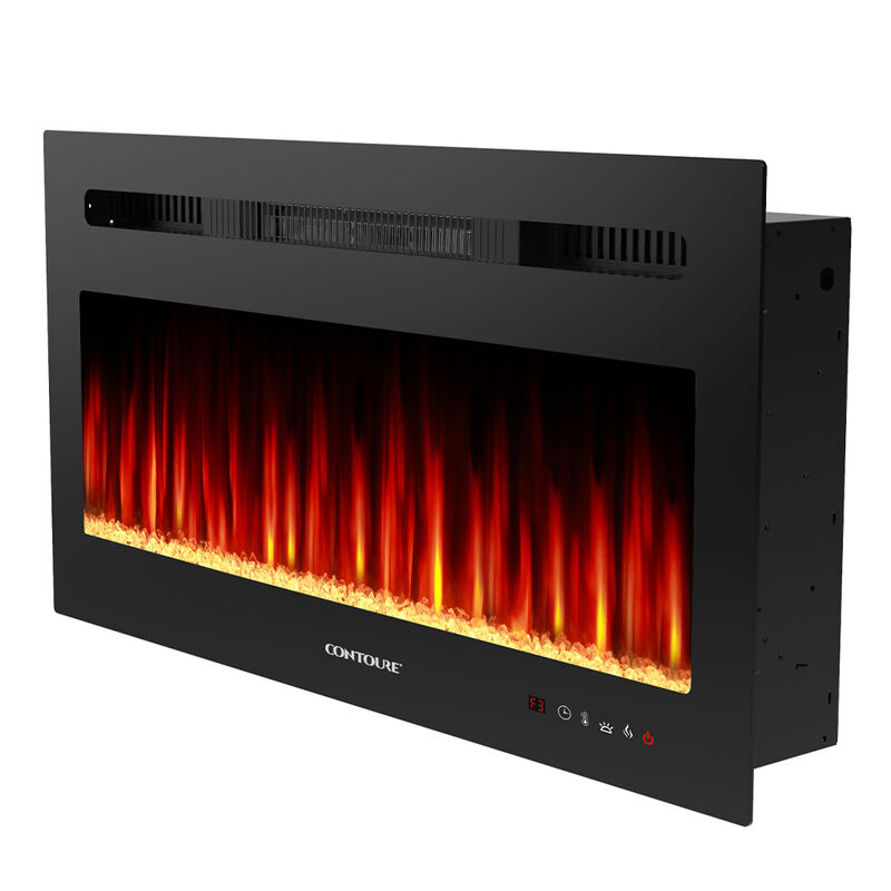 CONTOURE 31" Built-In Electric Heater with Fireplace Design &ndash; Camping World Exclusive! image number 4