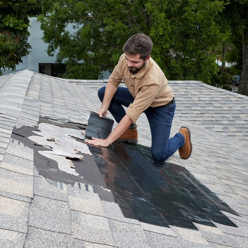 Flex Tape MAX Rubberized Waterproof Tape, 8" x 25' Roll, Black image number 4