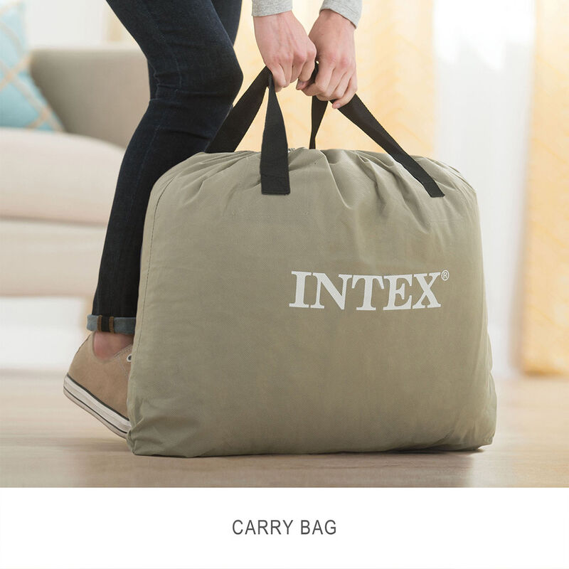 Intex Dura-Beam Plus Comfort 14" Air Mattress with Built-In Air Pump image number 4