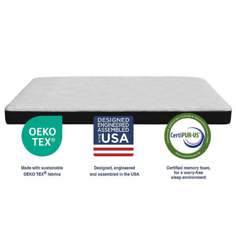 Cozyway 4" CozyRelief Gel Memory Foam RV Mattress Topper image number 4