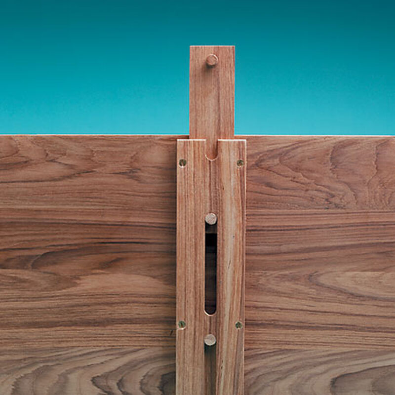 Whitecap Teak Cockpit Table w/Folding Leaves and Four-Drink Holder image number 3