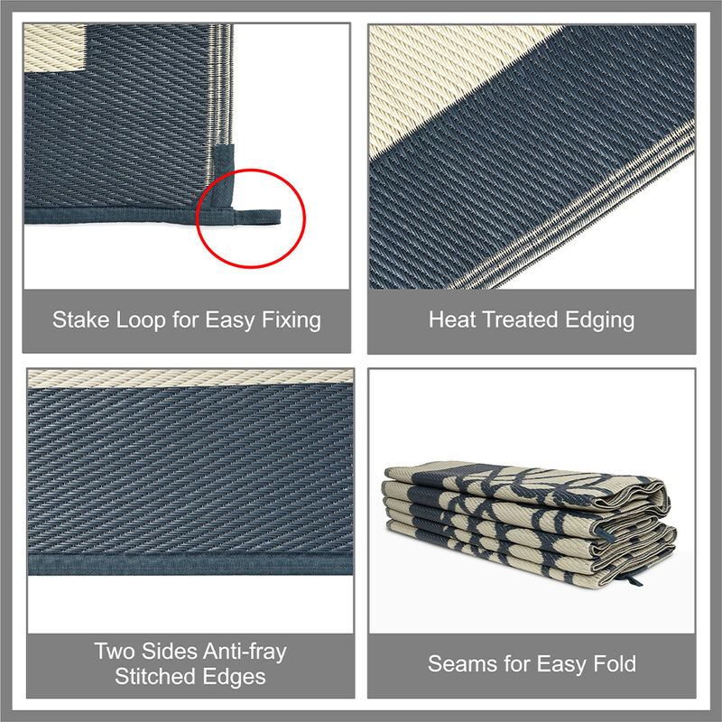 Venture Forward RV Patio Mat w/ Carry Bag, Geo Diamond image number 10