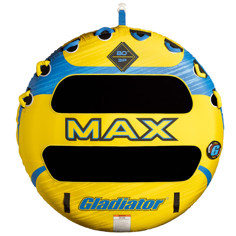 Gladiator Max Deck Rider 3-Person Tube image number 1