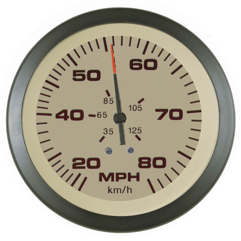 Sierra Sahara 3" Speedometer, 80 MPH image number 1