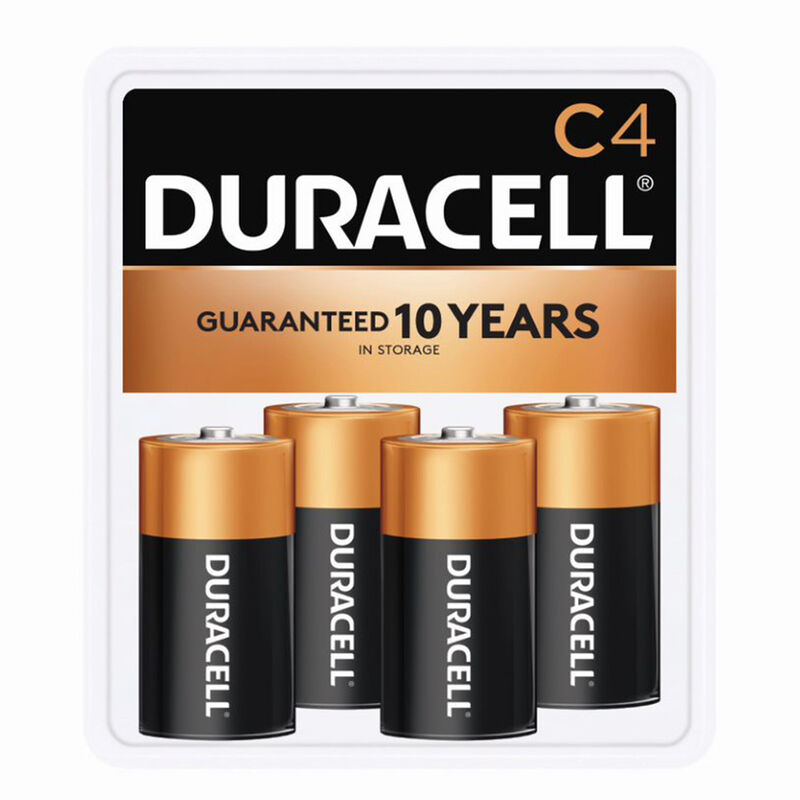 Duracell CopperTop Alkaline C Batteries, 4-Pack image number 1
