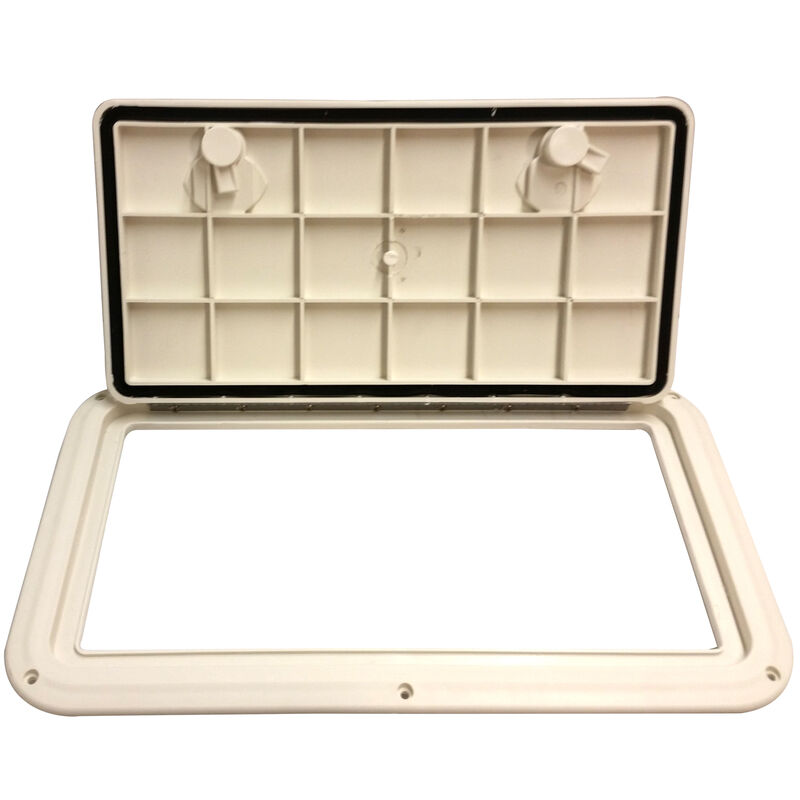 DPI Marine DPF White Flush Series Hatch Door, 12-7/8" x 19-3/4" O.D. frame image number 2