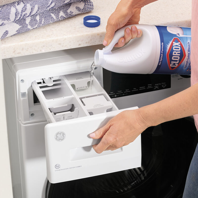 GE 24" 2.4 cu. ft. Front Load Washer / Condenser Dryer Combo image number 5