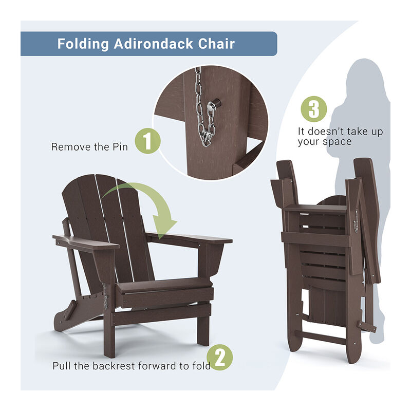 Upland Folding Adirondack Chair image number 4
