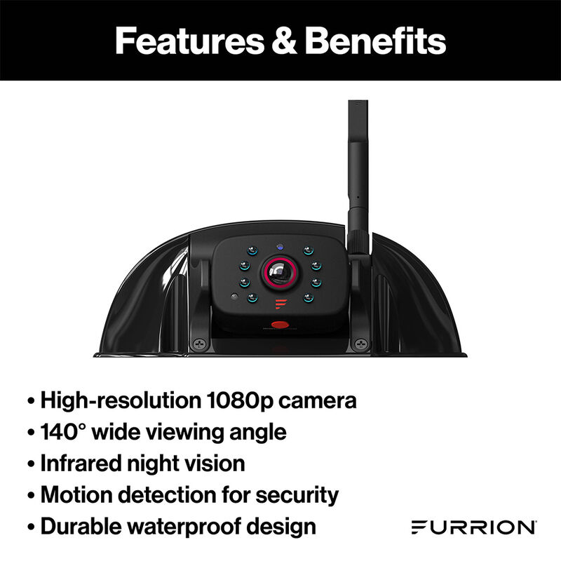 Furrion FCNFDTASH Vison S+ RV Sharkfin Camera with Bracket image number 4