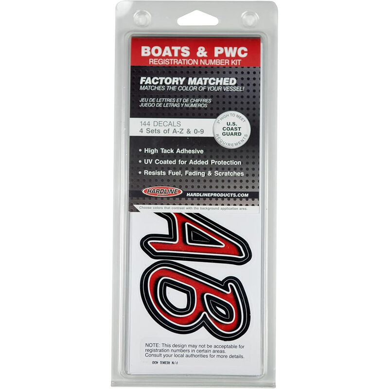 Hardline 400 Series Boat Lettering image number 2