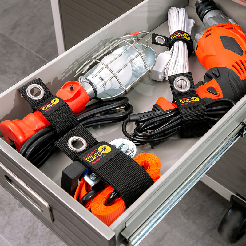 Wrap-It Heavy-Duty Storage Straps, Assorted 6-Pack image number 4