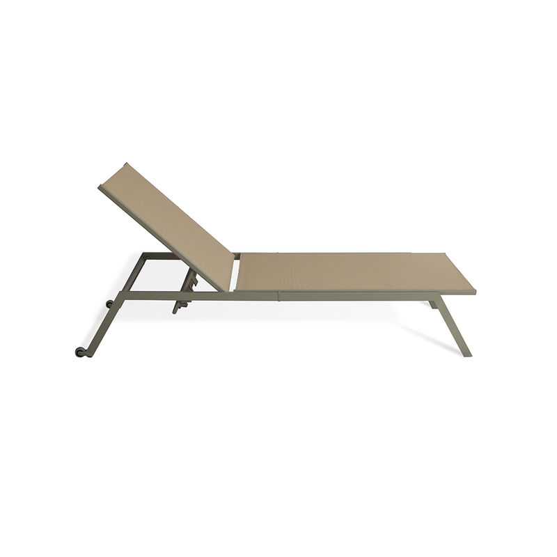 Ostrich Princeton Outdoor Chaise Lounge 2-Pack, Tan and Taupe image number 6