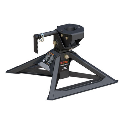 Curt 16602 Crosswing Lightweight 5th Wheel Hitch for Gooseneck Hitch, 20K