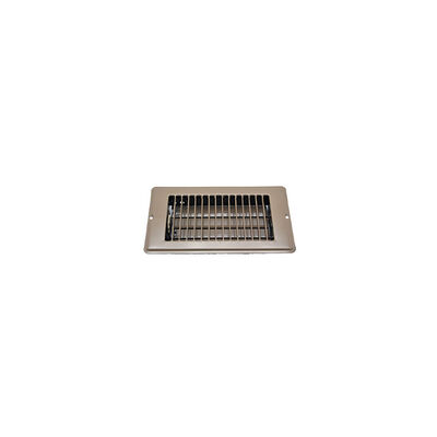AP Products Heating/ Cooling Floor Register, 4"x8", Brown