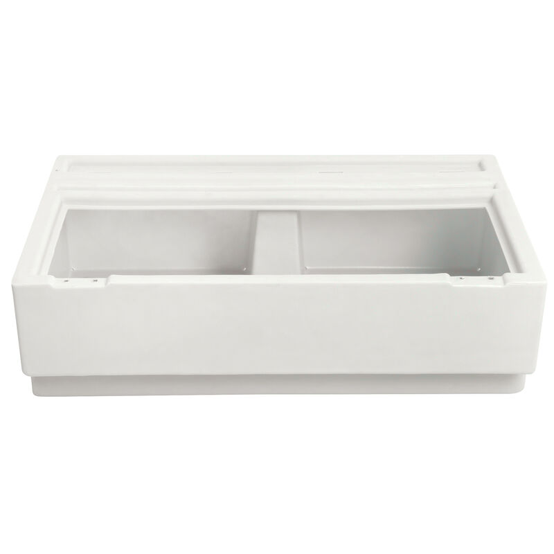 Toonmate Pontoon 27" Bench Seat Base - White image number 2