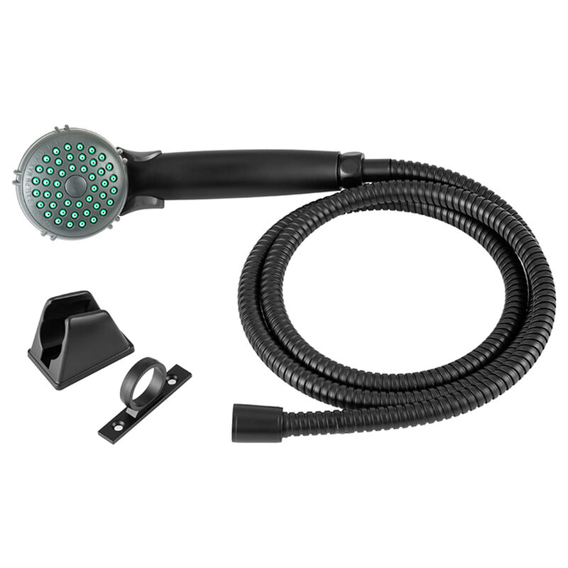 RV Single Function Shower Wand & Hose Kit, Matte Black image number 1