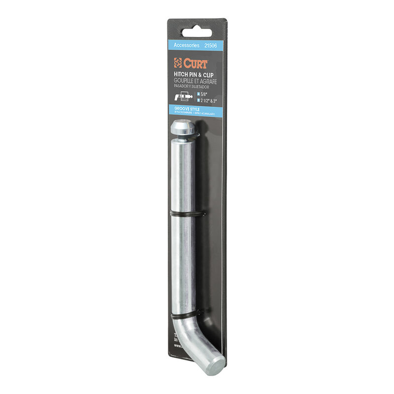 CURT Heavy-Duty 5/8" Hitch Pin and Clip image number 1