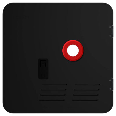 Fogatti RV Tankless Water Heater Door, 18" x 18", Black