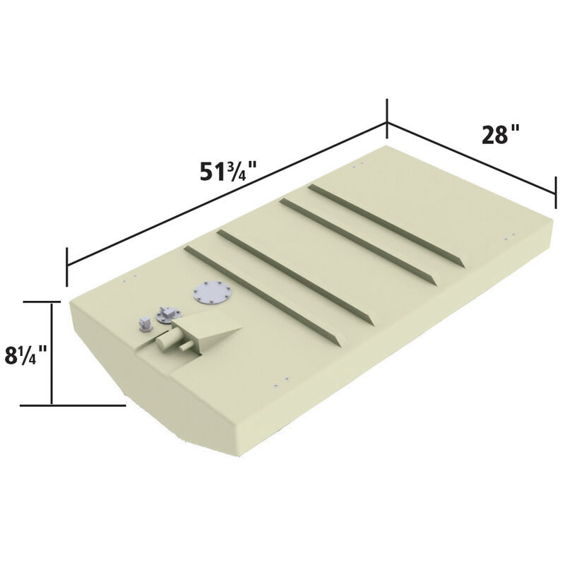 Moeller Belly Fuel Tank, 39 gal., 51.75"L x 28"W x 10.75"H image number 2