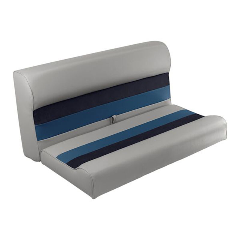 Toonmate Deluxe 36" Lounge Seat Top - Gray/Navy/Blue image number 1