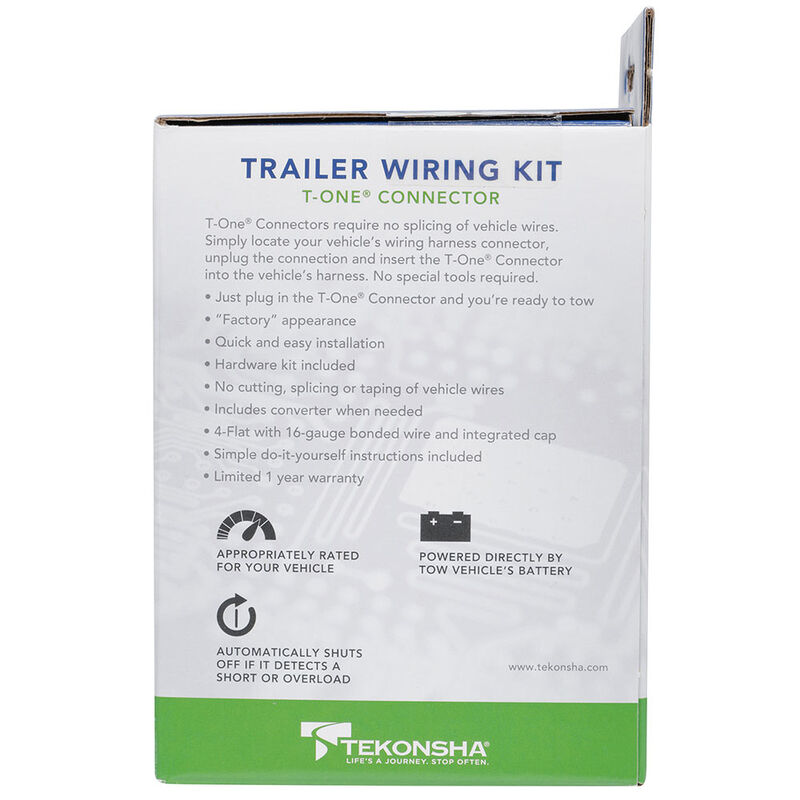 Tekonsha T-One T-Connector Custom Wiring Harness: Volvo XC70 image number 5