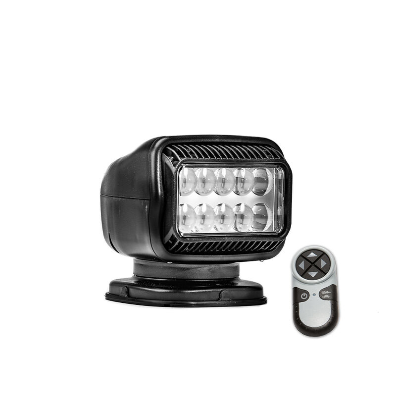 Golight GT LED Searchlight with Wireless Handheld Remote, Permanent Mount, Black image number 1