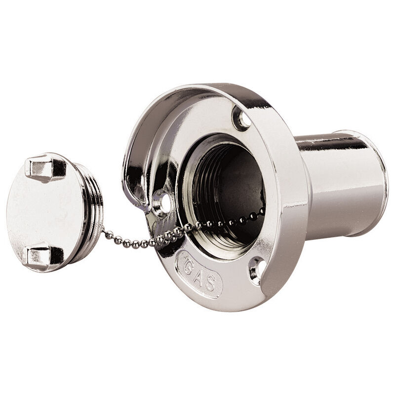 Chrome-Plated Zamac Gas Deck Fill image number 1