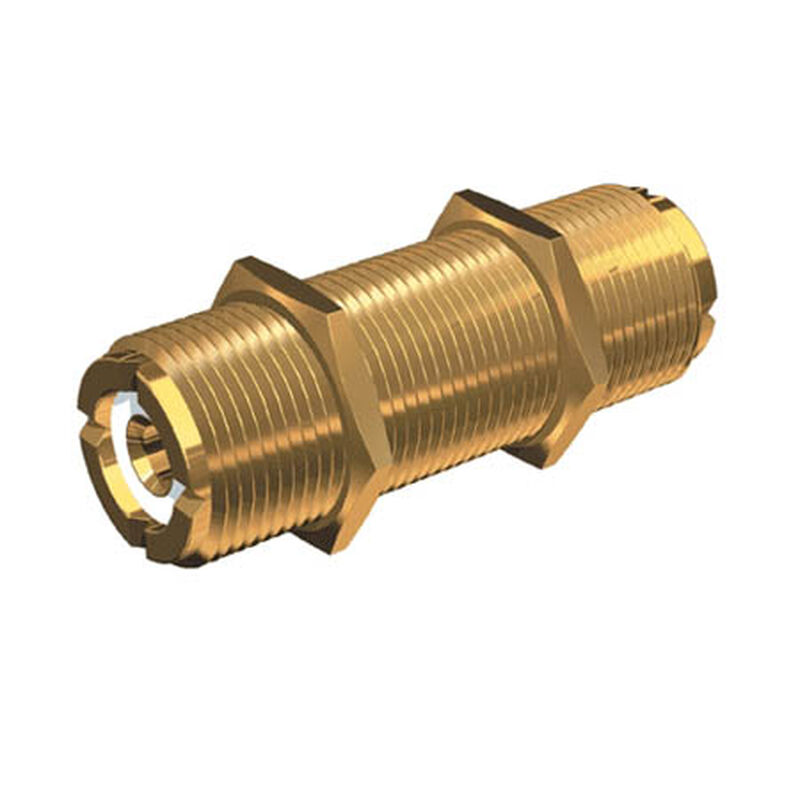 Shakespeare Bulkhead Mountable Barrel Connector for PL259 Ended Cables image number 1