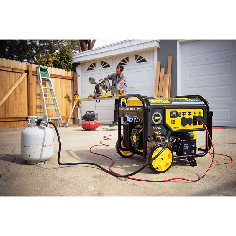 Champion 9200-Watt Electric-Start Dual-Fuel Home Backup Portable Generator image number 4