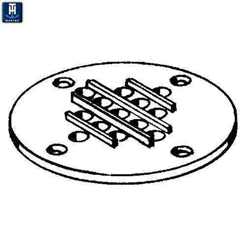 T-H Marine Cockpit Scupper Drain, White image number 4