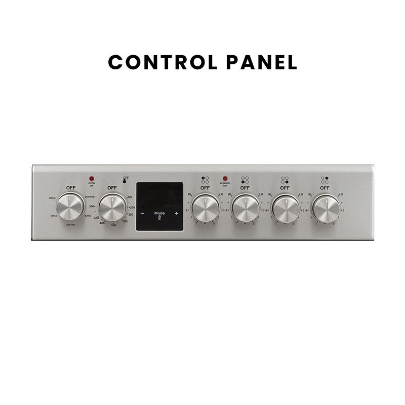 Equator 20" Electric Cooking Range with Convection Oven and Air Fryer, Stainless Steel image number 5