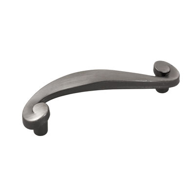 JR Products Designer Cabinet Handle, 3.75" Wide, Brushed Nickel