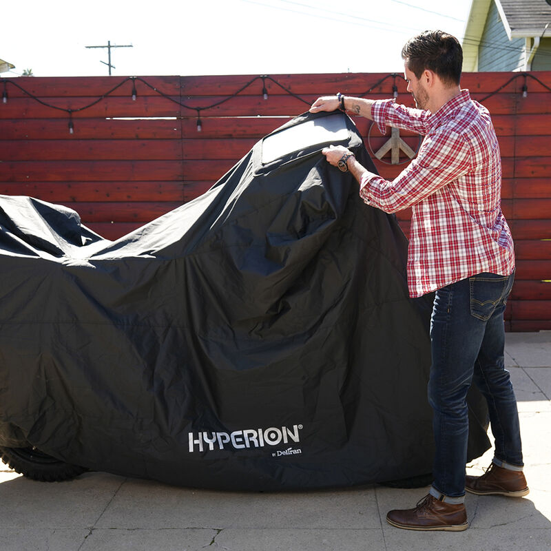 Hyperion&reg; Motorcycle Cover w/ Solar Charger - L image number 3