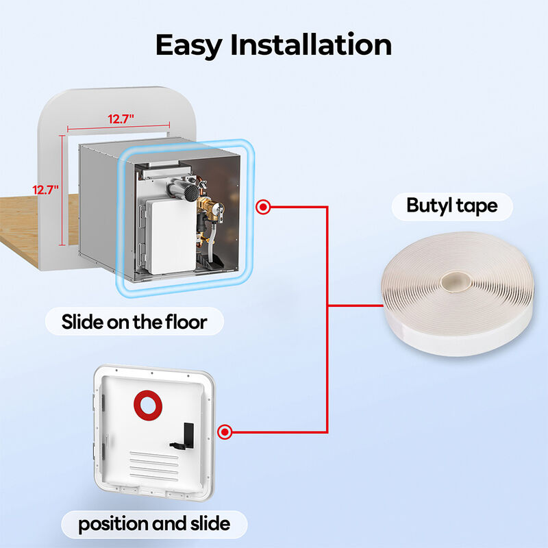Fogatti InstaShower 7 48,000 BTU RV Tankless Water Heater without Door image number 10
