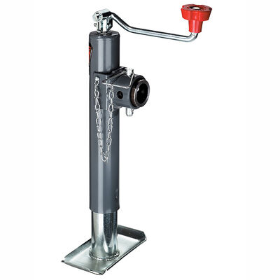 Bulldog Trailer Tongue Jack, Manual Round Topwind Swivel Jack