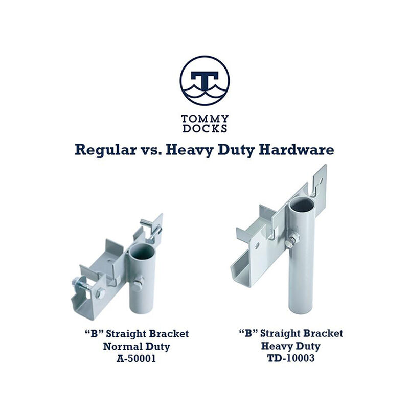 Tommy Docks "A" Outside Corner Bracket - Normal Duty (2-Pack) image number 8